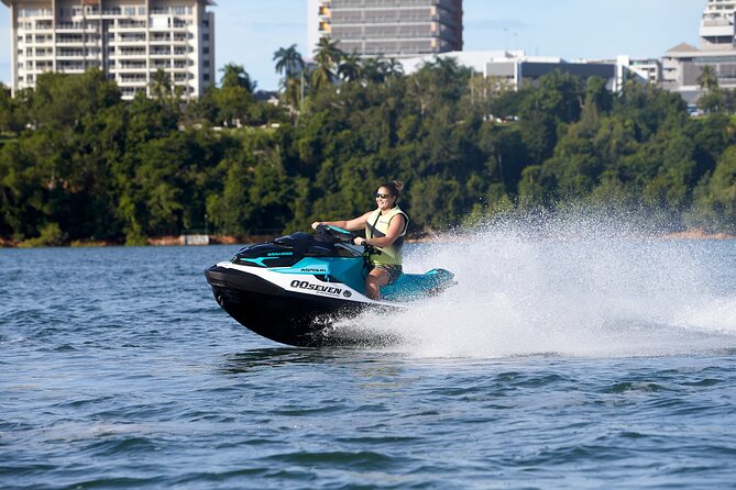 75-minute Die Another Day Jet Skiing in Darwin - Mindil Beach sweep and the Darwin skyline back in your view