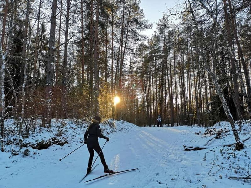 From Riga: Cross-country skiing and beating heart memorial - Lake views and the tower stop: what you should plan to do with your camera