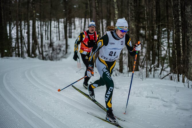 Guided Cross Country Skiing at Lake Tahoe - The lake-view effort: when the trail gets steeper