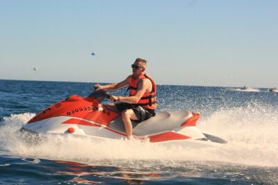Jet Skiing in Cabo San Lucas - The jet ski setup: 2020 Yamaha power and a practical seating plan