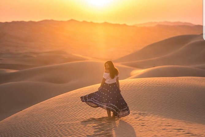 Morning Desert Safari with Camel Ride & Sand Skiing Private Tours - Arabic Costume Photo Shoot: One Part Culture, One Part Fun