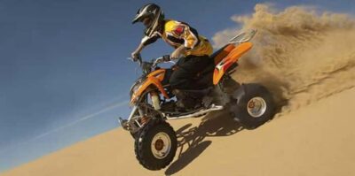 Muscat:Optional Quad Bike with Sunset Watching, Pickup&BBQ - Quad biking on Bousher dunes: thrilling, but watch the details