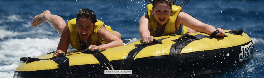 Perissa: Santorini Jet Skiing, Tubing, and Kayaking Package - Meeting Point Near Perivolos Bus Stop and Mototi Beach Lounge