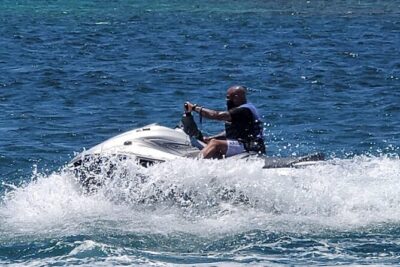 Private Parasailing and Jet Skiing at Montego Bay - The Fantasy Craft Market Stop and Beachside Tour Moment